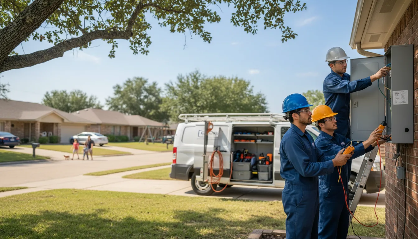 Certified electrician providing emergency electrical services in Arrington, TN